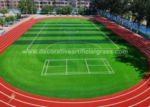 Wholesale FIFA Artificial Sports Grass / Synthetic Infill Grass Lawn For Football Field 100 * 100cm from china suppliers