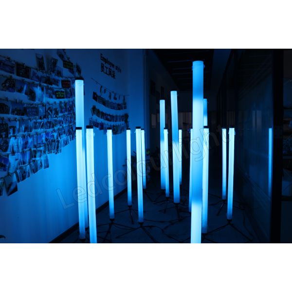 Stage Lighting 50mm Diameter DMX Digital Addressable LED Pixel Standing Tube Light