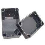 Black Color Plastic Waterproof Electrical Junction Box / Electrical Connection