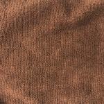 Warp Knitting Brown Microfiber Fabric 40x40 Piped 80% Polyester