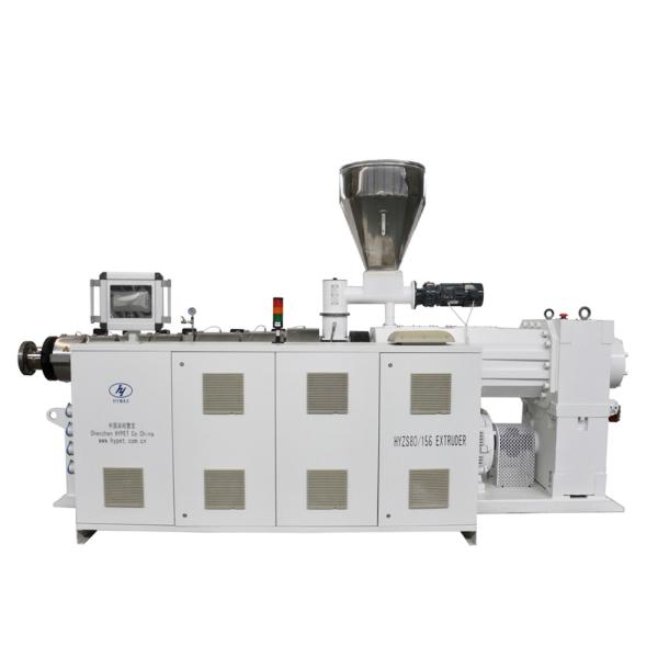 PVC Twin Screw Plastic Production Equipment Double Screw Extruder Machine HYZS80