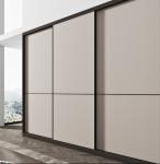 Fashion Room Furniture Khaki Upper And Lower Track Sliding Doors