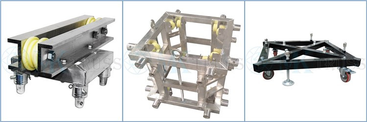 Black and Customized Sleeve Block for Ground Support Tower System 520mm 760mm
