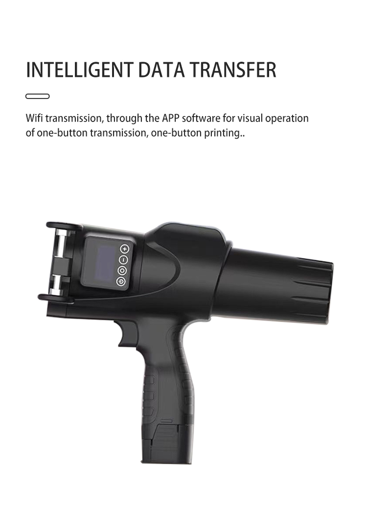 30-60mm Large Character Ink-jet Printer for Other Uses Used Printing TIJ Portable Handheld Text Graph Expiry Dates Metal Pipe Pole