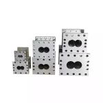Parallel Twin Screw Extruder Accessories Barrel 38CrMoAIA 316L Block Design