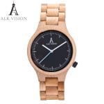 ALK Vision Wood watch male female couple watches maple wooden wrist watch for