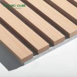 2400*600*21 mm Standard Size Polyester Fiber Wooden Acoustic Panel for Modern