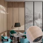 Household Peel And Stick Wallpaper Wood Grain Effect Wallpaper Fireproof