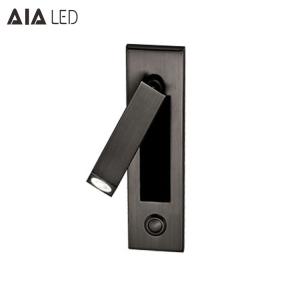 Wholesale hotel bedside wall lamp car reading light bed wall lamp dimmable rotating reading lamp from china suppliers