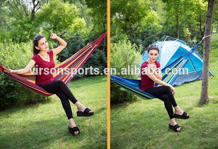 Virson Camping Travel Outdoor Parachute Hammock with carry bag