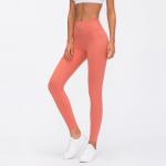 Finished High Waisted Squat Proof Leggings Breathable Full Length Yoga Pants