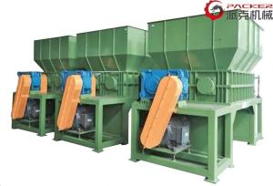 Wholesale Metal Containers Plastic Waste Shredder , Twin Shaft Shredder Hydraulic Feeding from china suppliers