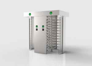 Wholesale 304 Stainless Steel Full Height Turnstile Automatic Left / Right Double Lane Rotary from china suppliers