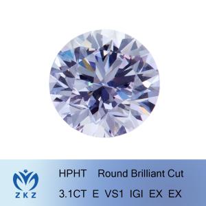 Wholesale 3.1Ct Synthetic Loose Lab Grown Diamonds Brilliant Cut White Color from china suppliers