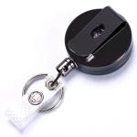 Deyi Metal Carabiner Round Badge Reel ID Card Keychain Whistles Lanyards School