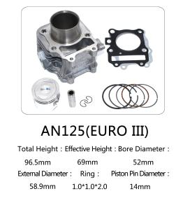 Wholesale Suzuki Motorcycle Cylinder Block Kit 52mm Bore Diameter With Customized Logo from china suppliers