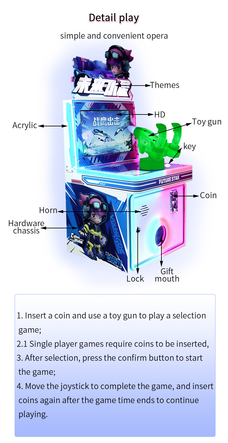 Video Game City Simulator Coin Operated Games Kids Entertainment Equipment Arcade Game Machine