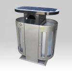 40L dual Steel Outdoor Trash Can
