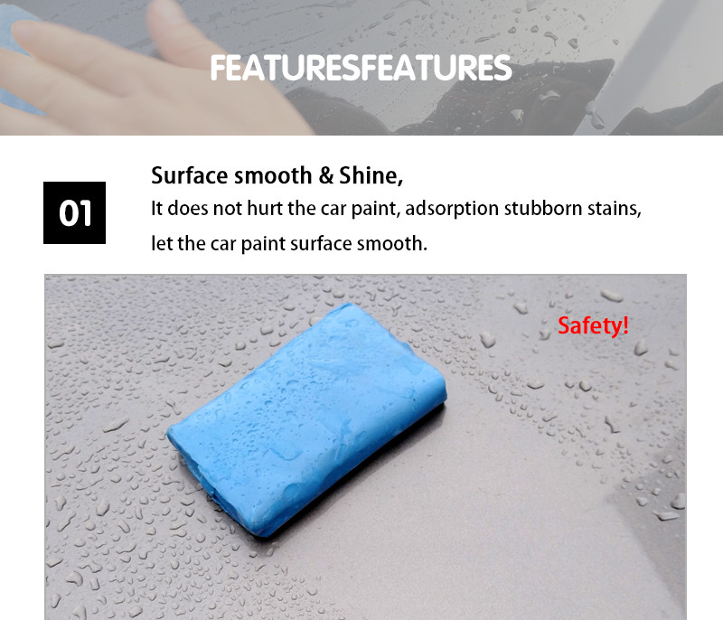 Customized Blue And Red Surface Detailing Clay Bar 220g Effective Cleaning