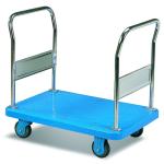 PC Series Anti Chip Structural Foam Plastic Platform Hand Trolley Capacity 300Kg