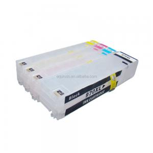 Wholesale refillable cartridges for hp970 971 with arc show ink level from china suppliers