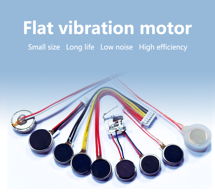Coin Style Mini Flat Vibrating Motor 3V For Automatic Door Locks