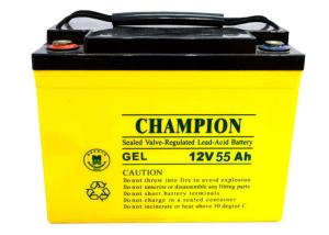 Wholesale China Champion Deep Cycle Battery 12V55AH NP55-12-G Sealed Lead Acid Solar GEL Battery from china suppliers