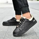 New Genuine Leather Upper Rubber Soles Men'S Shoes White Shoes Height-Increasing