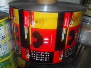 Wholesale Customized Printing Plastic Film In Rolls For Automatic Packaging For Candy , Cookies, Sugar from china suppliers