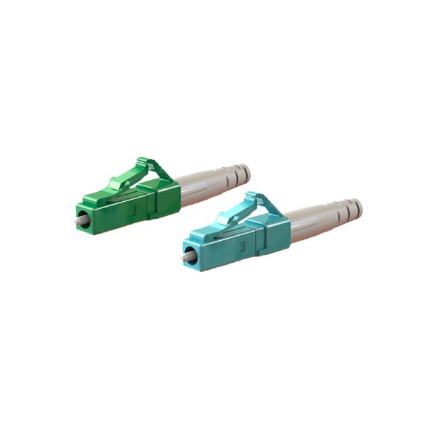 Quality Right Angle Fiber Optic Connector LC 0.9mm Simplex Pigtail Connector Kits for sale