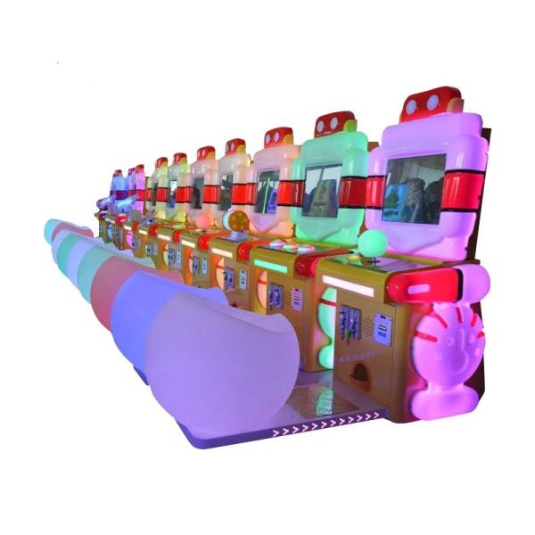 Amusement Park Kids Arcade Machine Robot Delux Simulator Racing / Shooting /