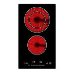 Free Standing Knob Control RoHS 2 Burner Ceramic Cooktop