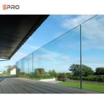 316 Railing Clamp Spigots Frameless Glass Balustrade U Channel System Swimming