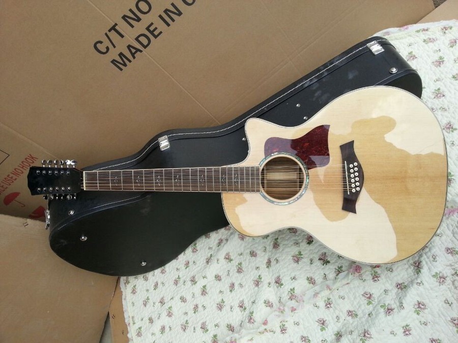 Real Abalone Grand Acoustic Guitar 814ce electrical acoustic guitar 814 acoustic guitar B band T35 EQ high end