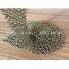 Buy cheap Metal Chain Link Bronze 3mm Ring Mesh Curtain Stainless Steel With Customized from wholesalers