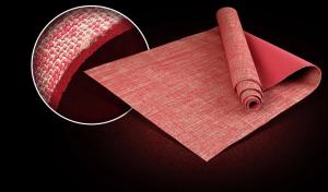 Wholesale Virson Fashion jute covered pv yoga mat/eco yoga mat jute.fitness. gym mat from china suppliers