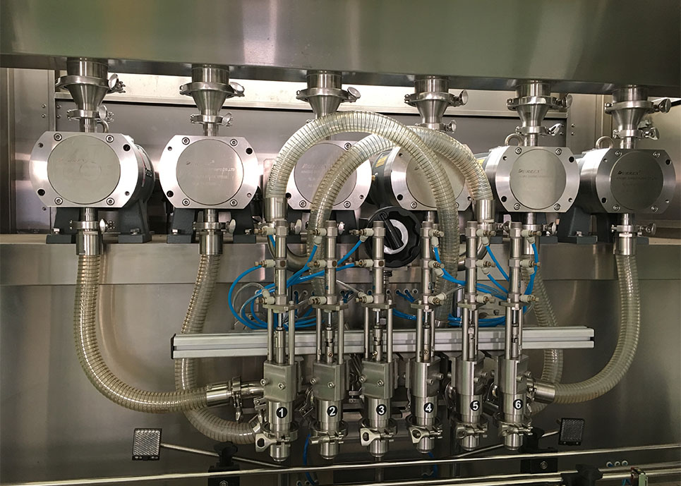 Liquid Paste Filling Machines For Cosmetic Creams & Lotions Servo Rotor Pump Fillers