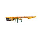 40 Feet shipping container Skeleton Semi Trailer Fuwa Axle container chassis