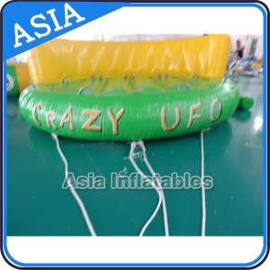 Wholesale 5 Person Water Ski Tube Inflatable Boats Crazy UFO Shaped 0.9mm PVC Tarpaulin from china suppliers