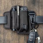 Wholesale Tactical Multi Tool Belt Leather Bag Holster Outdoor Camping Hunting