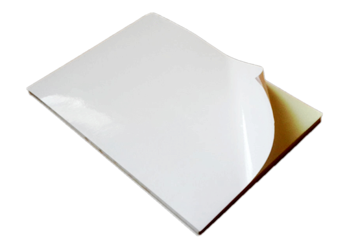 Self Adhesive Sticker Converting Cast Coated Glossy Paper Wood Pulp Material