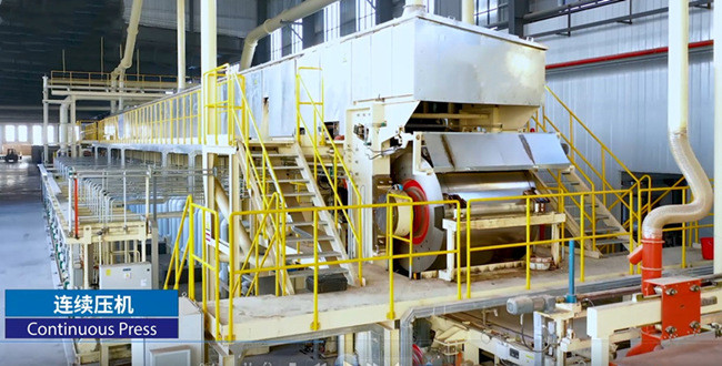 Full Automatic OSB Continuous Press Line Making Machine For PB MDF