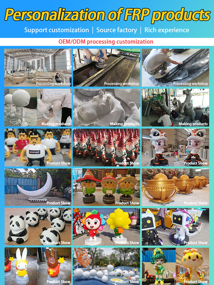 Large Custom Fiberglass Sculpture Artists Manufacturers For Shopping Malls