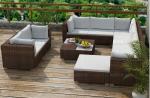 Leisure Aluminium Outdoor Garden wicker chair PE Rattan patio Backyard Sofa sets