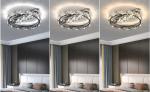 Beautiful Wedding Decor Design Luxury LED Ceiling Light Crystal Body modern