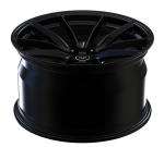 18X10.5 Forged 1 Piece Monoblock Wheels Satin Black Rims For BMW Mercedes