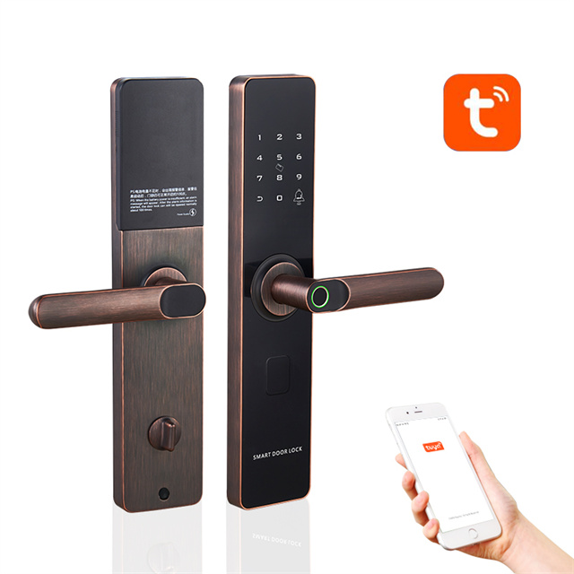 500DPI Intelligent Fingerprint Password Lock 4 AA Alkaline Batteries