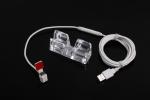 COMER acrylic mobile phone display stand compatible for mobile phones alarm