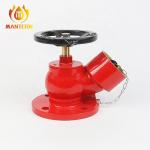 Natural Or Painted Brass / Bronze Oblique Fire Hydrant Landing Valve