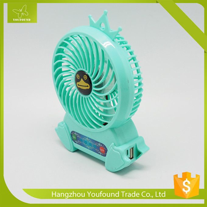 BS-6660 Rechargeable Lithium Battery Operated Mini Table Fan